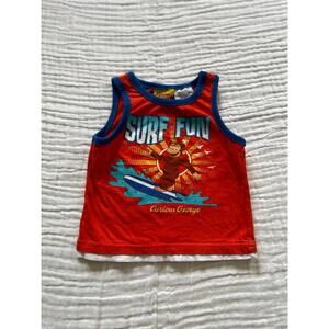 Vintage curious George tank top